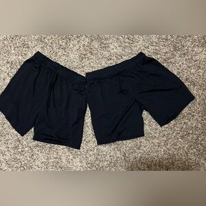 Athletic Works Men's Black Athletic Shorts